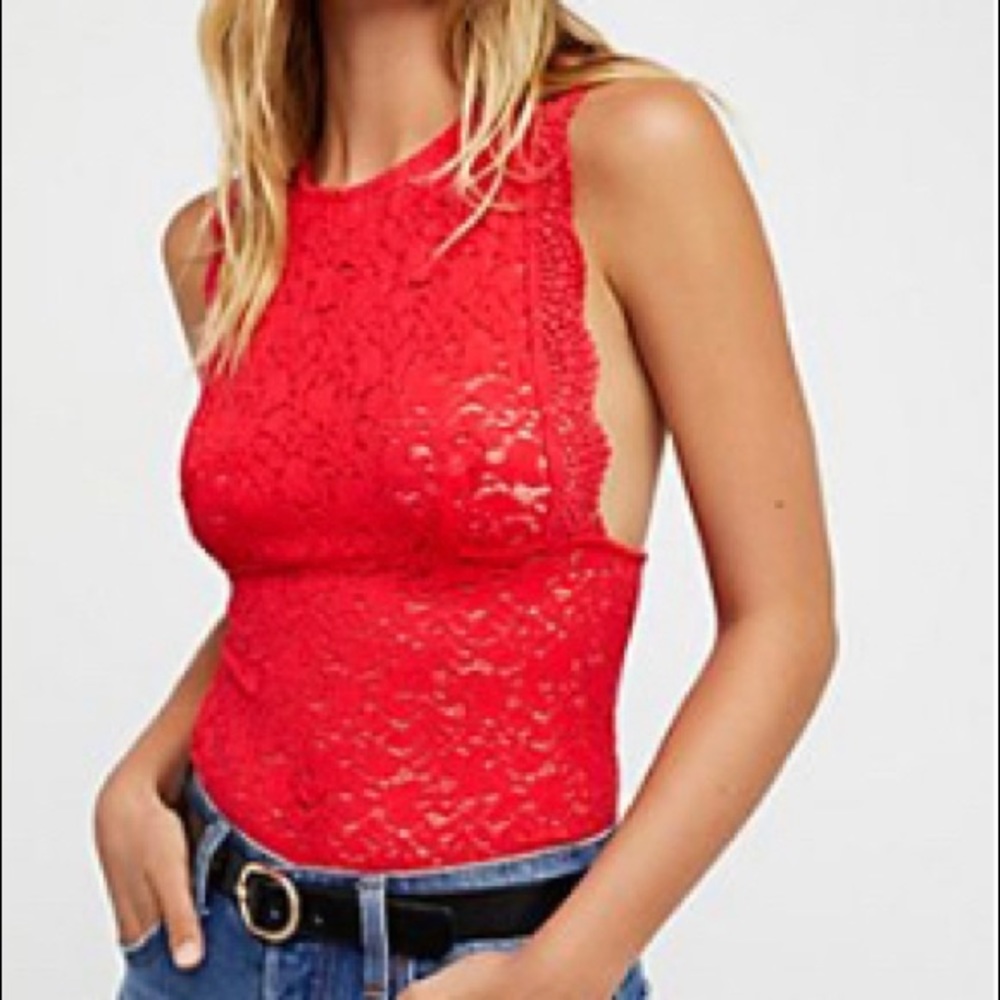 Free people lace top